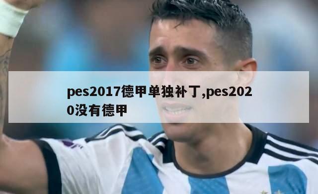 pes2017德甲单独补丁,pes2020没有德甲